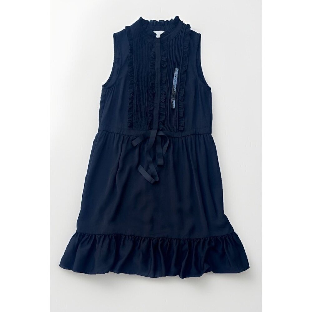 Maison Jules Women's Sleeveless Munich Shift Dress Deep Black Size S